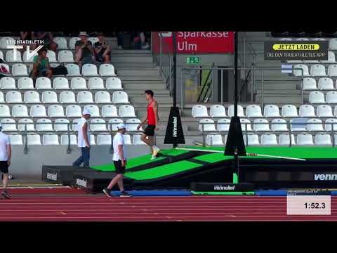 Jugend-DM 2022 Ulm | Hendrik Müller fliegt über 5,00 Meter und zu Gold