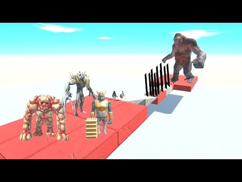 INFERNALS + PRIMATES PASS THORNS TO DEFEAT GORO  - ANIMAL REVOLT BATTLE SIMULATOR