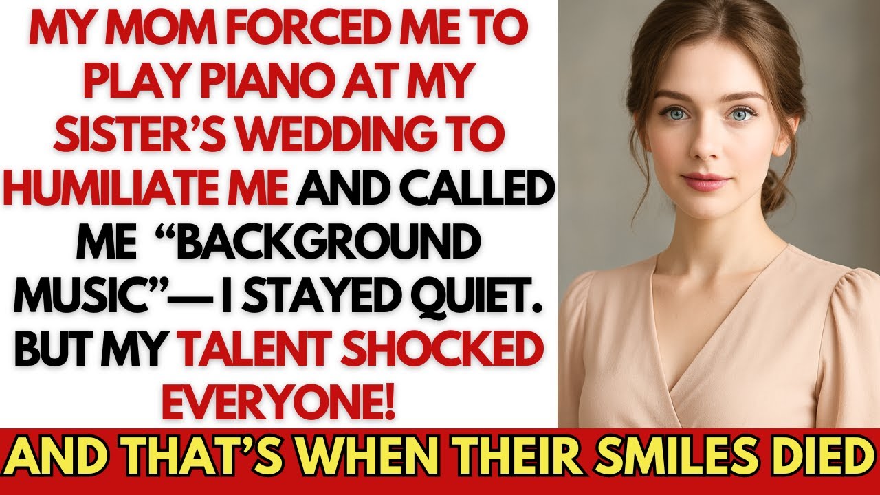 My Mom Forced Me to Play at My Sister’s Wedding to Humiliate Me — But My Song Erased Her Smile