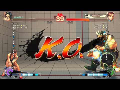 ウルトラストリートファイターIVバトル：ヒューゴー vs 春麗