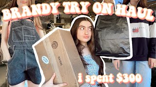 $300 BRANDY MELVILLE TRY ON CLOTHING HAUL !! // what’s new at brandy winter 2020