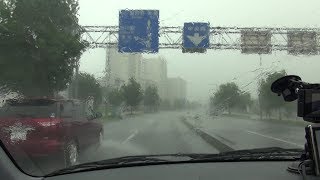旭川市　突然の大雨　２０１７年7月10日