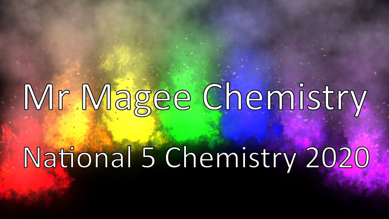 National 5 Chemistry 2021 (Section 1 And Section 2)