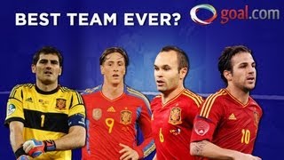 Spain: The best team ever? Their place in history compared to great sides of the past