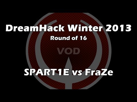 SPART1E vs FraZe - DreamHack Winter 2013 1/8-Finals (Quake Live VOD)