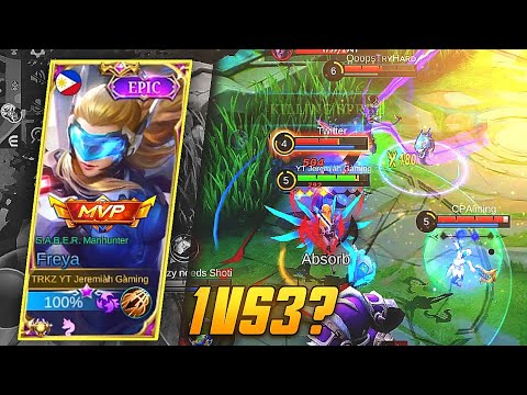 BEST TECHNIQUE FOR 1VS3!🔥 | BROKEN BUILD | FREYA BEST BUILD 2022 | MUST WATCH | MLBB✓