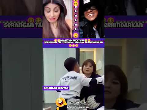 Yang lucu viral 😆😂 Pelatih karate cantik dapet serangan kejutan