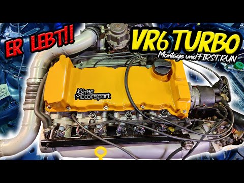 Der VR6 TURBO lebt! - First RUN | Montage | Vento Umbau | Küthe Motorsport