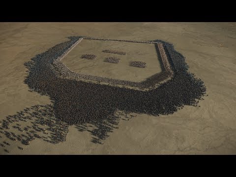 3000 SPARTANS vs 19200 BEST EGYPTIAN UNITS - Total War: ROME 2