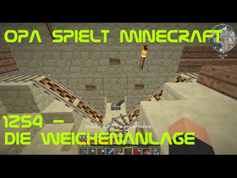 Opa spielt Minecraft 1254 - Die Weichenanlage