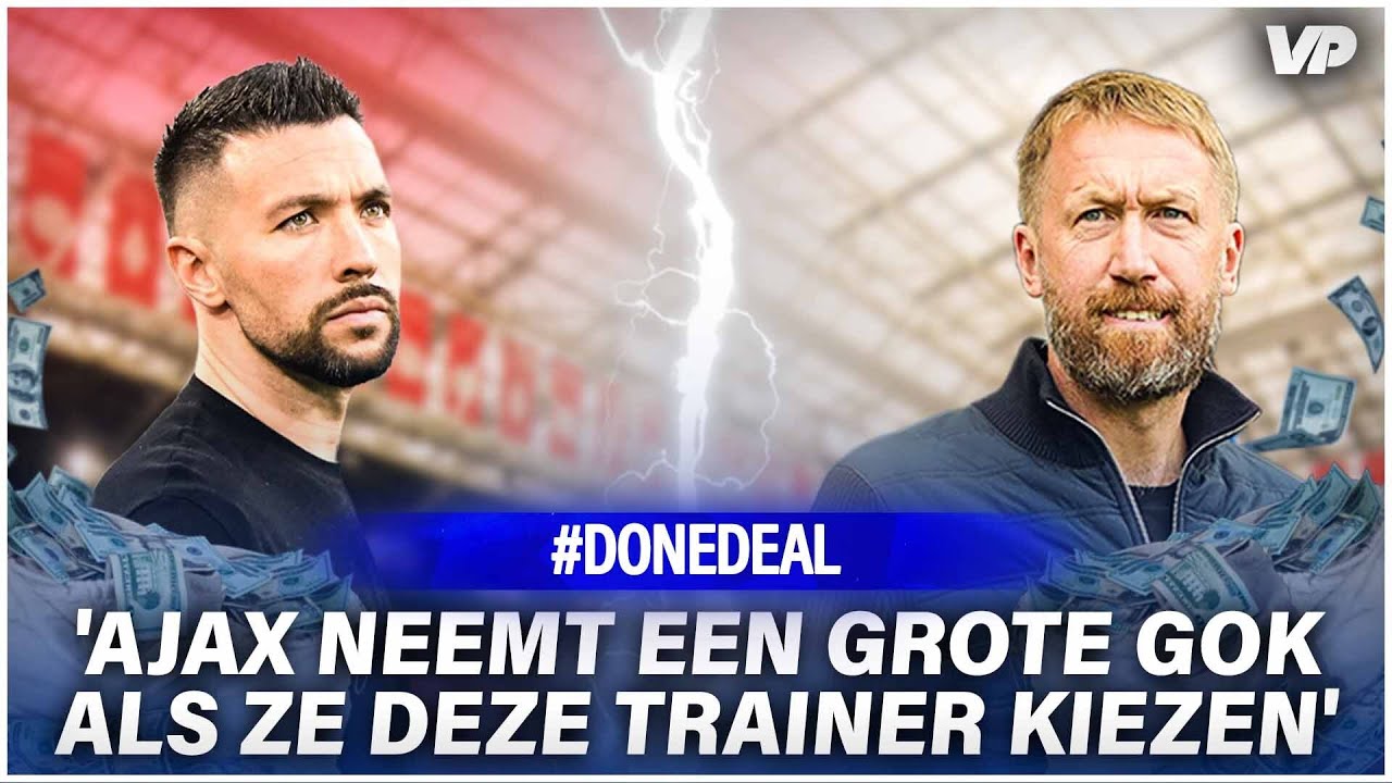 Thumbnail for article: 'Ajax neemt een risico als ze met Farioli in zee gaan als trainer'