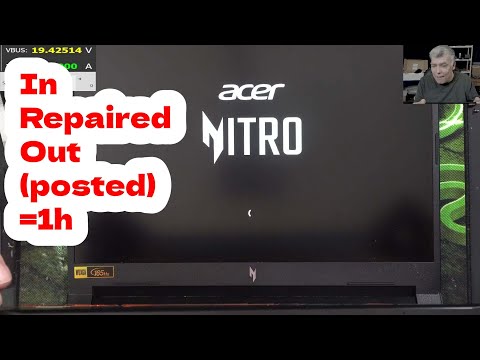 Acer Nitro V16 2024, not charging and no power board repair - Customer need it urgent, let's do it