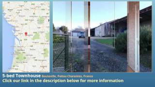 5-bed Townhouse for Sale in Bouteville, Poitou Charentes, France on frenchlife.biz