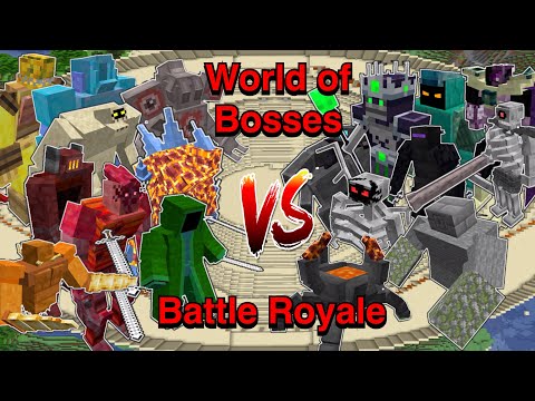 100 Hundred Plus - Minecraft |Mobs Battle| Battle Royale | World of Bosses