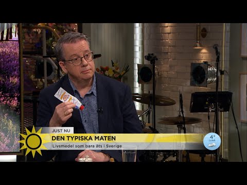 Här är märkliga maten som bara äts i Sverige - Nyhetsmorgon (TV4)