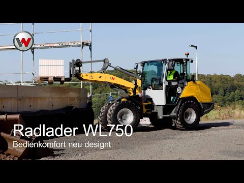 Radlader WL750 - Bedienkomfort neu designt