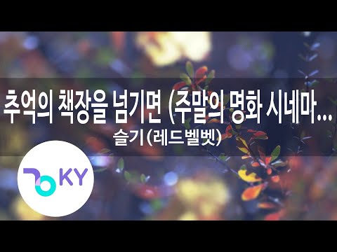 추억의 책장을 넘기면(주말의 .)-슬기(레드벨벳)(Turning the Pages of Memories - SEULGI(Red Velvet))(KY.88946)/KY Karaoke