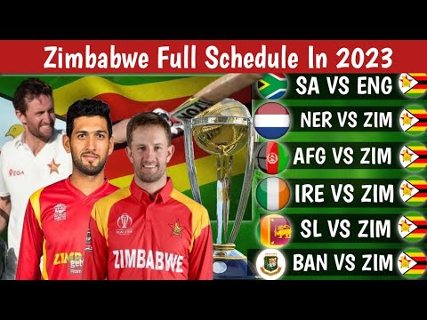 Zimbabwe Cricket Team Full Schedule 2023 | Zimbabwe Cricket Fixtures 2023 | Cricket Update