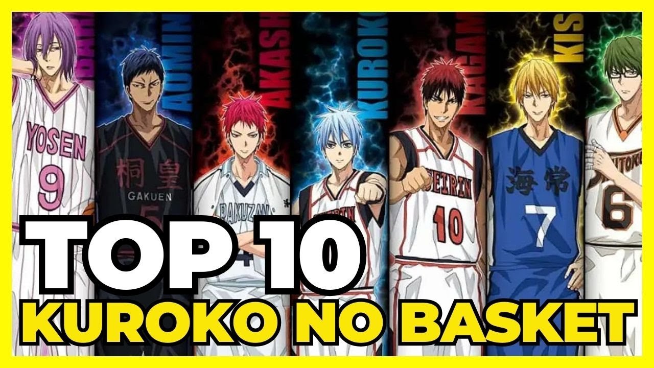 Os 10 Melhores Jogadores de Kuroko no Basket