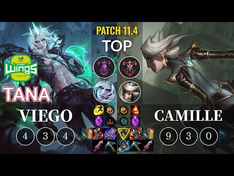 JAG TaNa Viego vs Camille Top - KR Patch 11.4