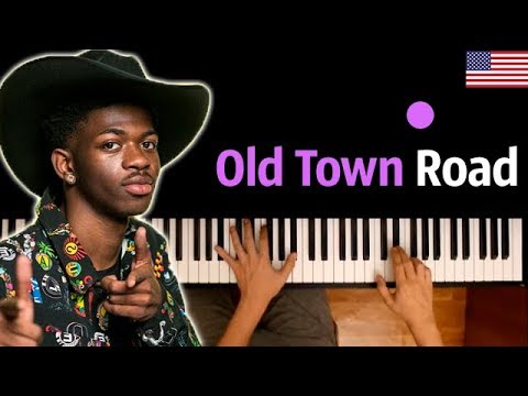 Lil Nas X - Old Town Road ● караоке | PIANO_KARAOKE ● ᴴᴰ + НОТЫ & MIDI