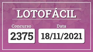Capa de LOTOFÁCIL 2375