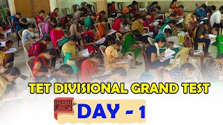 TODAY TET  DIVISIONAL GRAND TEST  DAY - 1 | RAMAIAH COMPETITIVE COACHING CENTER