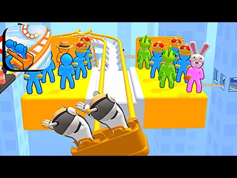 Runner Coaster ​- All Levels Gameplay Android,ios (Levels 150-151)