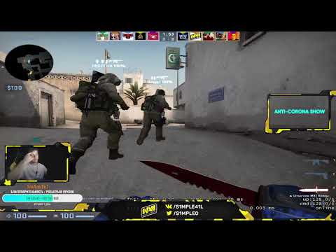 S1mple play CSGO FPL vs Niko! - The Big Match [2020 04 15]