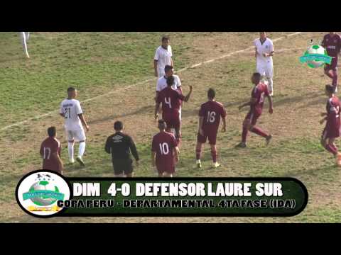 DIM  4-0 LAURE SUR - COPA PERU 2015- DEPARTAMENTAL 4TA FASE (IDA)