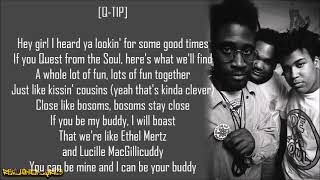 De La Soul - Buddy ft. Jungle Brothers &amp; Q-Tip (Lyrics)