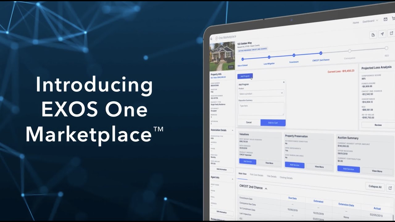 EXOS One Marketplace™ A Full Suite of Default Services | ServiceLink
