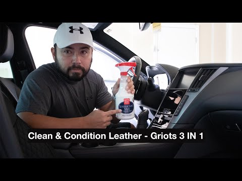Leather Cleaning & Conditioning - Griots 3 IN 1