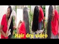 Wet Hair Dry Video With Real Sound Hair Drying Video Wet Hair Play Video Kalaagalya Vlogs