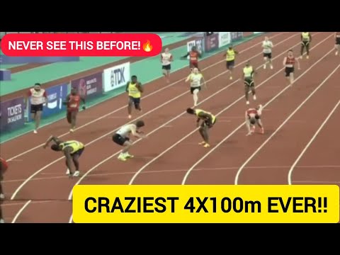 OMG! Belgium SHOCKS THE WORLD — Jamaica DESTROYED in the Most CHAOTIC & DRAMATIC4x100m EVER!