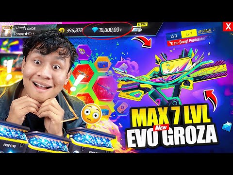 1 Million Diamonds 💎 For New Evo Groza 😱 Tonde Gamer - Free Fire Max
