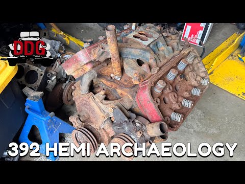 The Big Hemi - Seized 1957 Chrysler 392 Engine Teardown, Component ID, Technical Info, And Much More