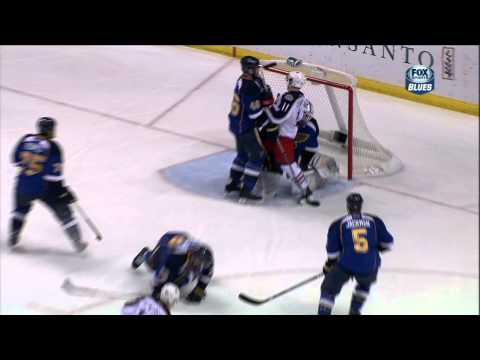 Blue Jackets no goal 3rd period April 5 2013 Columbus Blue Jackets vs St. Louis Blues NHL Hockey