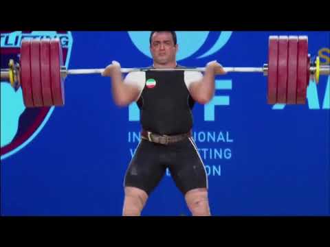 Sohrab Moradi Senior World Record Clean and Jerk 233 kg (514 lb) - 94 kg Weight Class (2017 WWC)