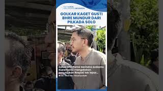 Gibran Pilih Respati Ardi, Golkar Kaget Gusti Bhre Mundur Pilkada Solo Padahal Rekom Sudah Keluar