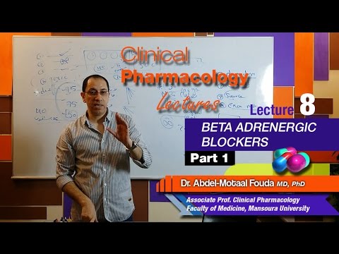 Autonomic Pharmacology (Ar) - Lec 08 - Beta adrenergic blockers - Part-1