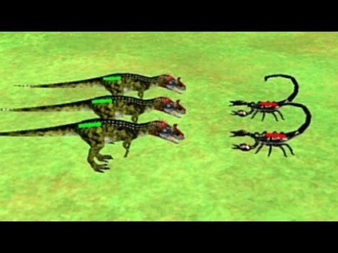 Trex VS Emperor Scorpion - Animal Revolt Battle Simulator