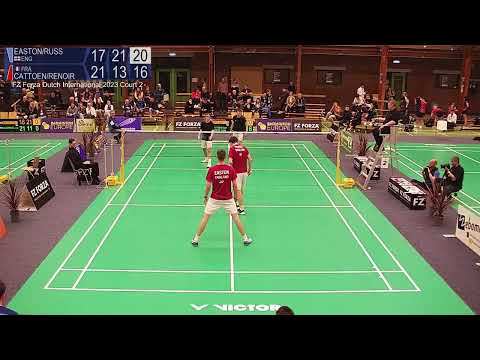 Match point - Easton / Russ vs Cattoen / Renoir - MD, SF – Dutch Int. 2023