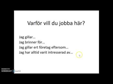 Anställningsintervju frågor och uttryck