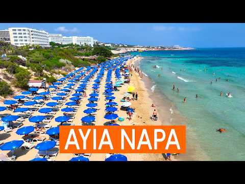 Ayia Napa Cyprus | All Beaches and Hotels in One Video
