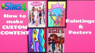 The Sims 4 / How to Make Custom Content Posters & Paintings