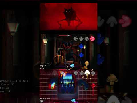 FNF: Vs CatNap // Godsent Gaslit - Bedtime // All events #shorts #short