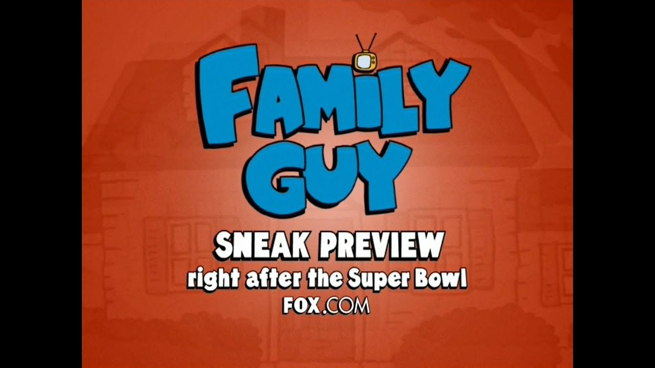 Family Guy Super Bowl Promos (1999) - YouTube