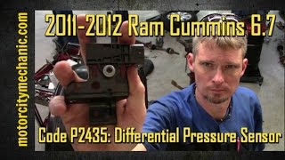 2011-2012 Ram Cummins 6.7 Code P2435: Differential Pressure Sensor