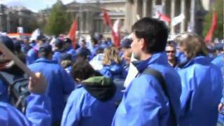 Videoklip az április 9-i demonstrációról